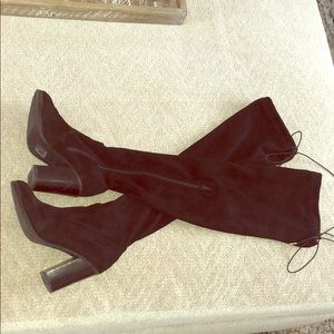 Forever 21 Suede Over the Knee Boots